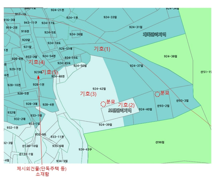 인천광역시 강화군 하점면 삼거리 924-37 외 2필지 임야 경매 사진 12