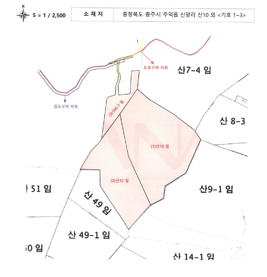 충청북도 충주시 주덕읍 신양리 산10 외 2필지 임야 경매 사진 10