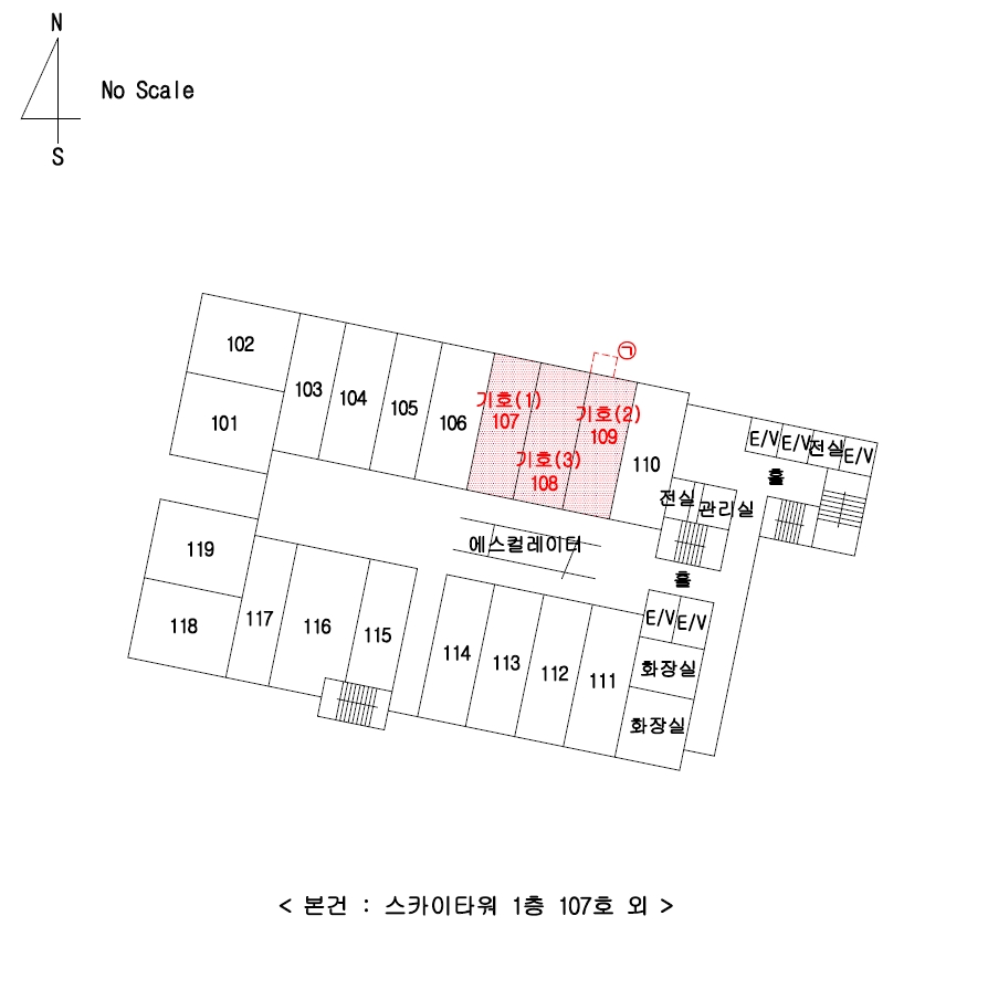충남 천안시 서북구 불당동 684, 1층109호 (불당동,스카이타워) 외 1필지 근린상가 경매 사진 14