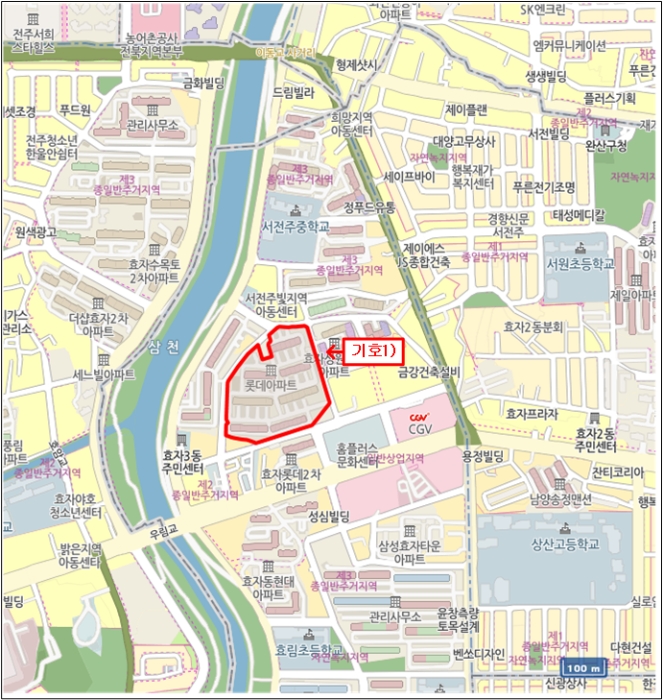 전북특별자치도 전주시 완산구 효자동1가 414, 6동 7층 703호 아파트 경매 사진 9