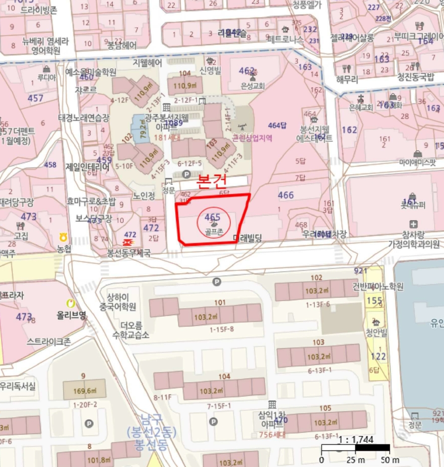 광주 남구 봉선동 465-3, 4층 401호 (봉선동,케이씨빌딩) 외 1개호 근린상가 경매 사진 19