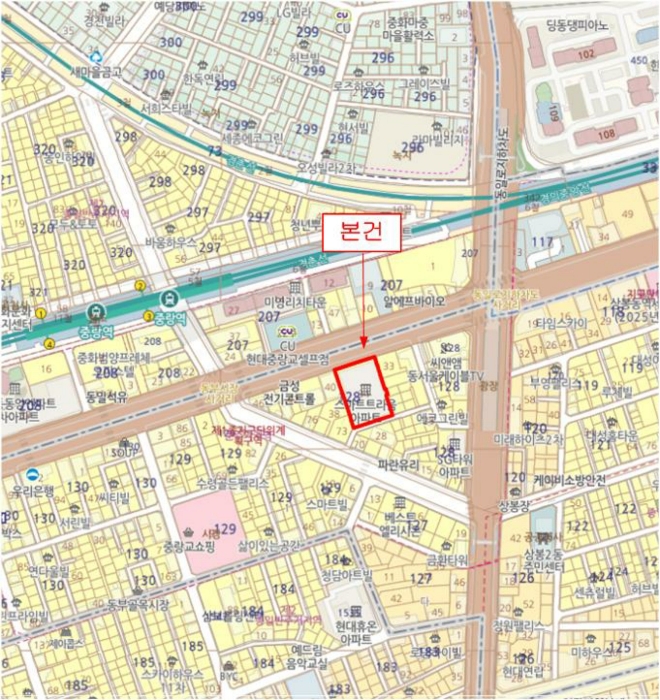서울 중랑구 상봉동 128-34, 1층101호 (상봉동,스마트트라움) 근린상가 경매 사진 8