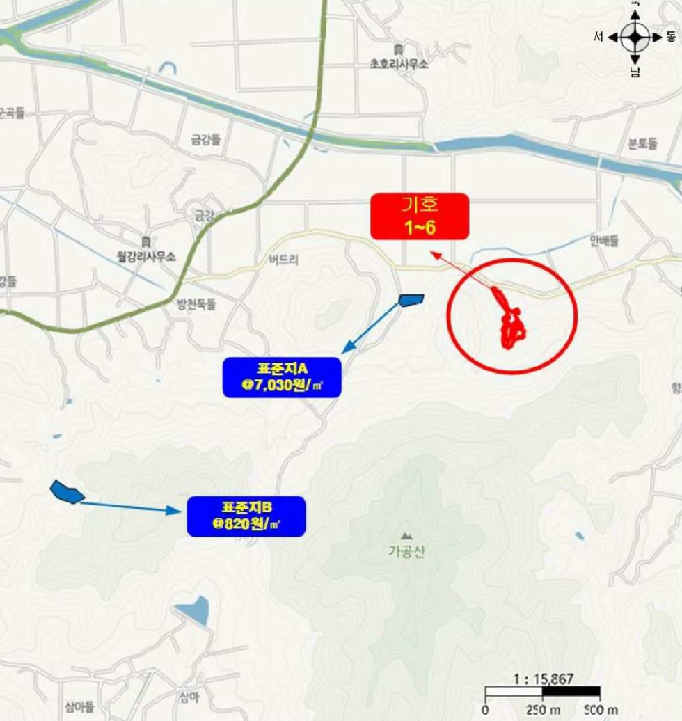전라남도 해남군 현산면 월송리 1380-1 외 5필지 답 경매 사진 31