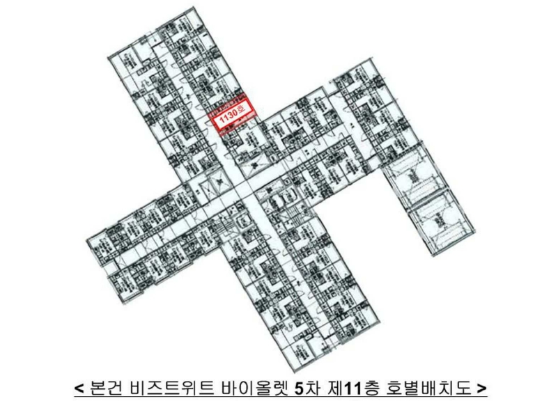 서울 금천구 가산동 140-36, 제11층 제1130호 (가산동, 비즈트위트 바이올렛 5차) 도시형생활주택 경매 사진 15