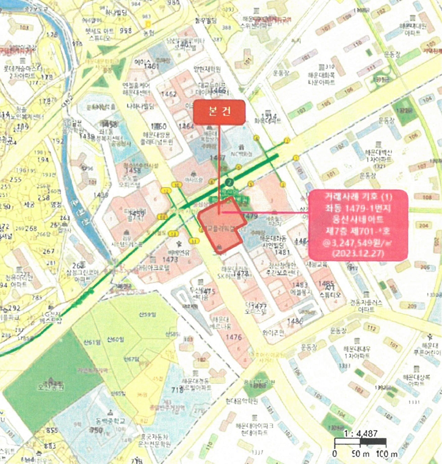 부산 해운대구 좌동 1479-1, 10층1001호 (좌동,웅신시네아트) 근린상가 경매 사진 20