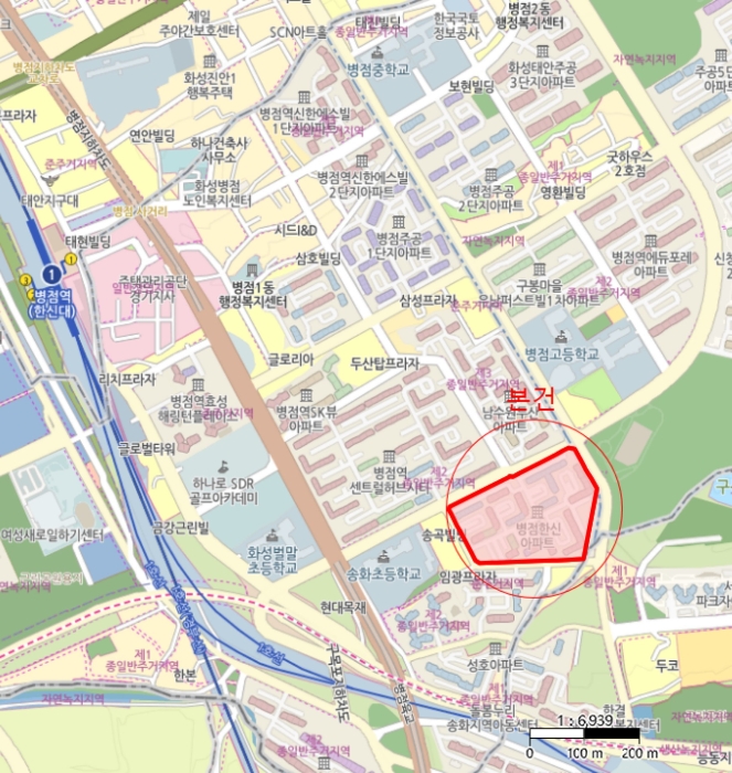 경기 화성시 병점동 485, 103동 10층1001호 (병점동,한신아파트) 아파트 경매 사진 7