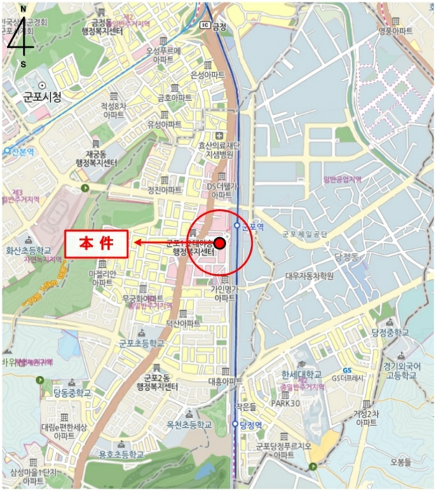 경기 군포시 당동 778-1, 8층802호 (당동,라포레) 외 2필지 오피스텔(주거) 경매 사진 15