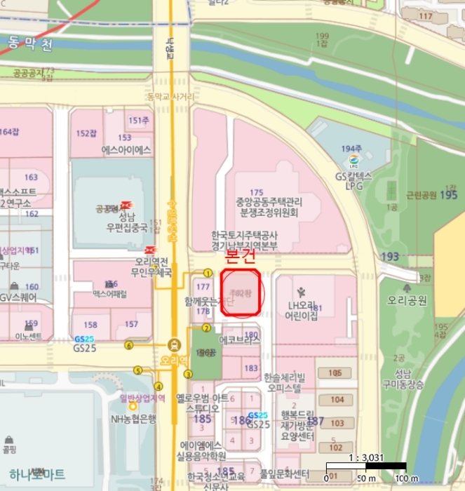 경기 성남시 분당구 구미동 182, 1동 7층770호 (구미동,분당대맥주차빌딩) 오피스텔(주거) 경매 사진 9