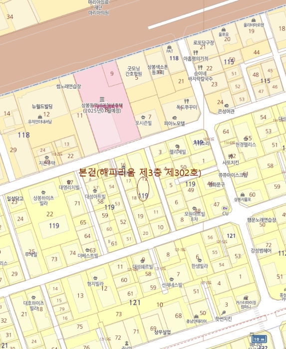 서울 중랑구 상봉동 119-12, 제3층 제302호 (상봉동,해피리움) 도시형생활주택 경매 사진 12