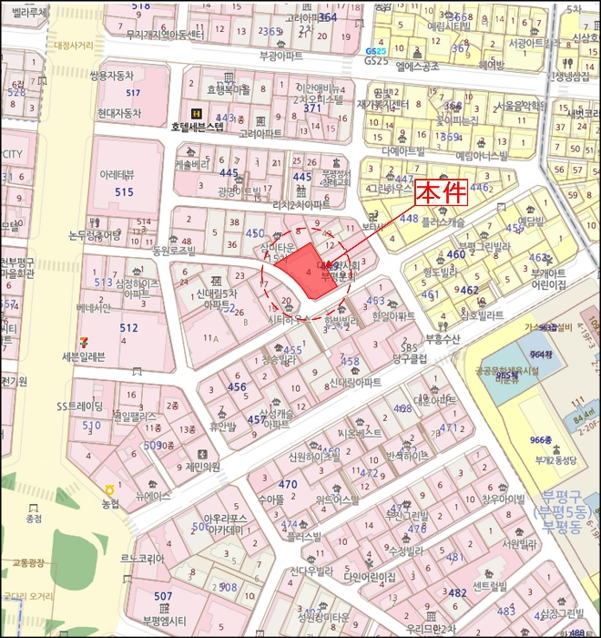 인천 부평구 부평동 449-4, 2층205호 (부평동,하임힐) 오피스텔(주거) 경매 사진 11