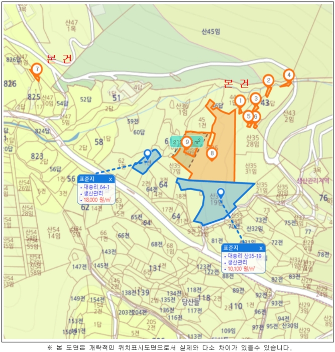 경상남도 하동군 금남면 대송리 43-8 외 1필지 답 경매 사진 4