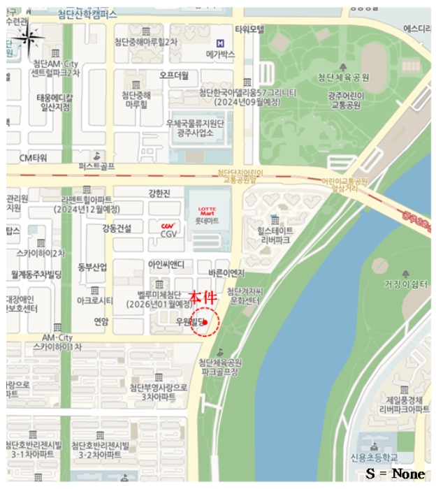 광주 광산구 쌍암동 694-106, 제7층 제715호 (쌍암동,쌍암동미르채리버파크오피스텔) 외 3필지 오피스텔(주거) 경매 사진 10
