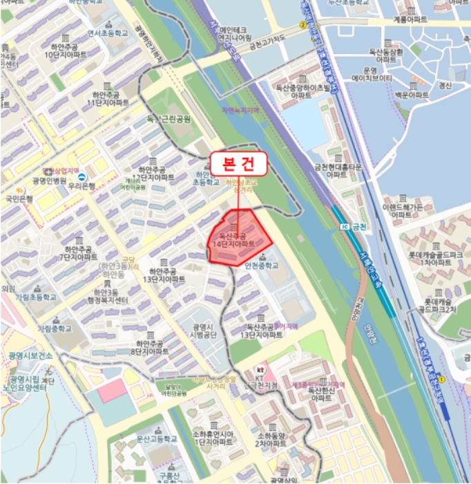 서울 금천구 독산동 1088, 제1402동 제10층 제1004호 외 3필지 아파트 경매 사진 9