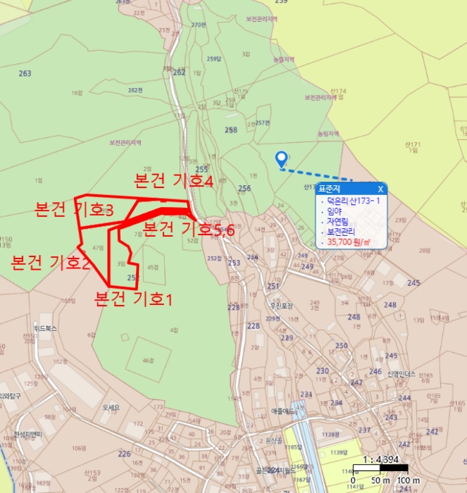 경기도 파주시 월롱면 덕은리 252-3 외 5필지 임야 경매 사진 34