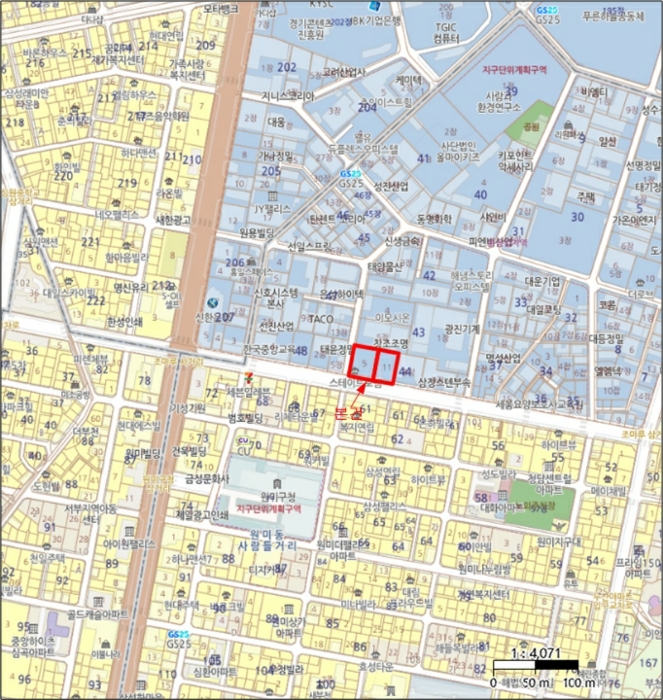 경기 부천시 원미구 원미동 44-5, 1층102호 (원미동,스테이트로뎀) 외 1필지 근린상가 경매 사진 12