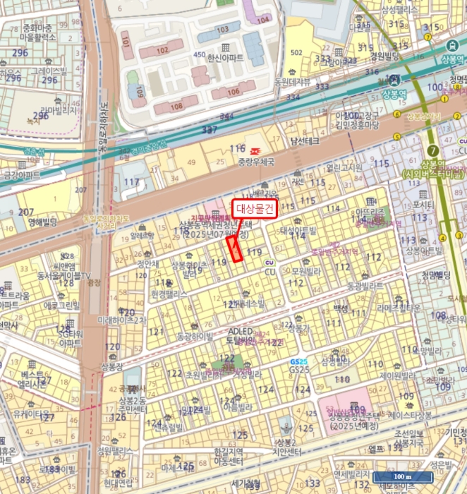 서울 중랑구 상봉동 119-12, 5층503호 (상봉동,해피리움) 도시형생활주택 경매 사진 9