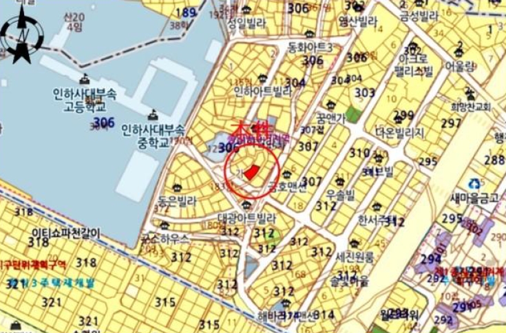 인천 미추홀구 학익동 306-140, 2층201호 (학익동,영남아트빌라) 다세대주택 경매 사진 9