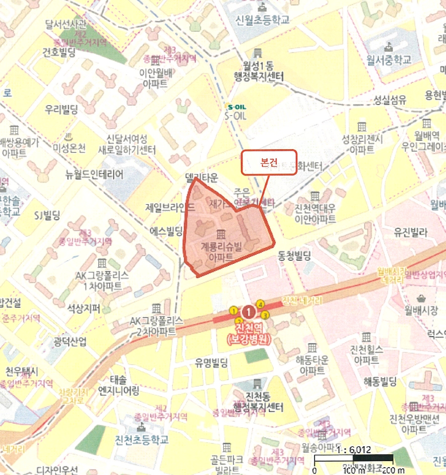 대구 달서구 진천동 602, 108동 3층304호 (진천동,진천역계룡리슈빌아파트) 아파트 경매 사진 8
