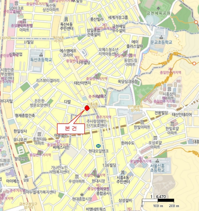 서울 금천구 독산동 1044-3, 제8층 제801호 (독산동, 골드마운틴) 외 1필지 오피스텔(주거) 경매 사진 14