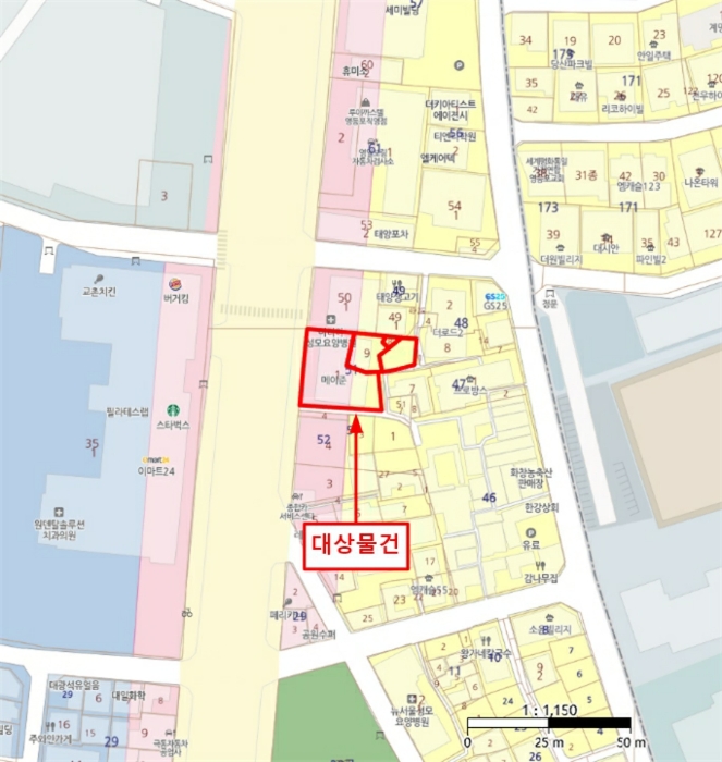 서울 영등포구 영등포동8가 51-1, 제19층 제1904호 (영등포동8가, 메이준) 외 3필지 도시형생활주택 경매 사진 13
