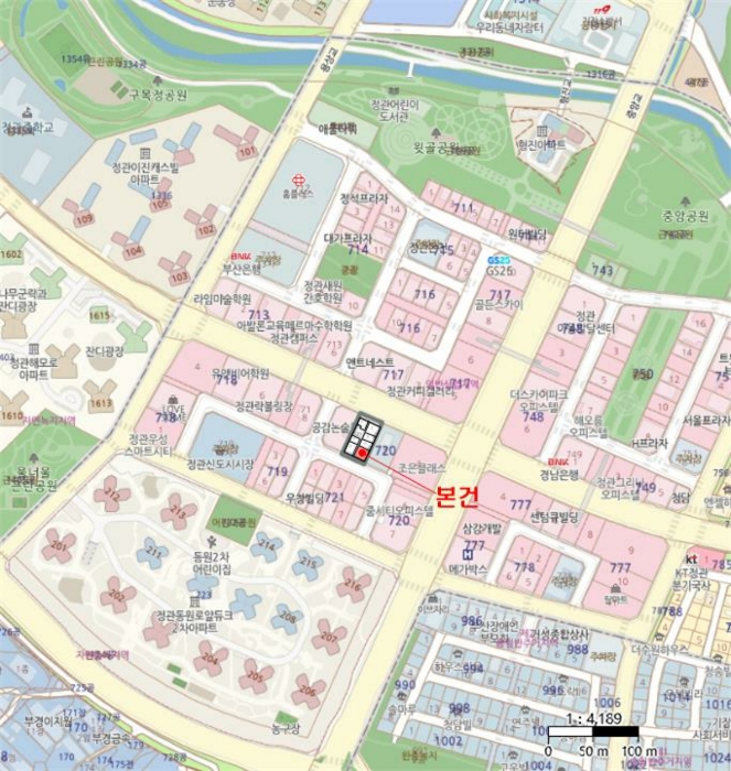 부산 기장군 정관읍 매학리 720-2, 2층205호 (정관 사랑샘프라자) 근린상가 경매 사진 10