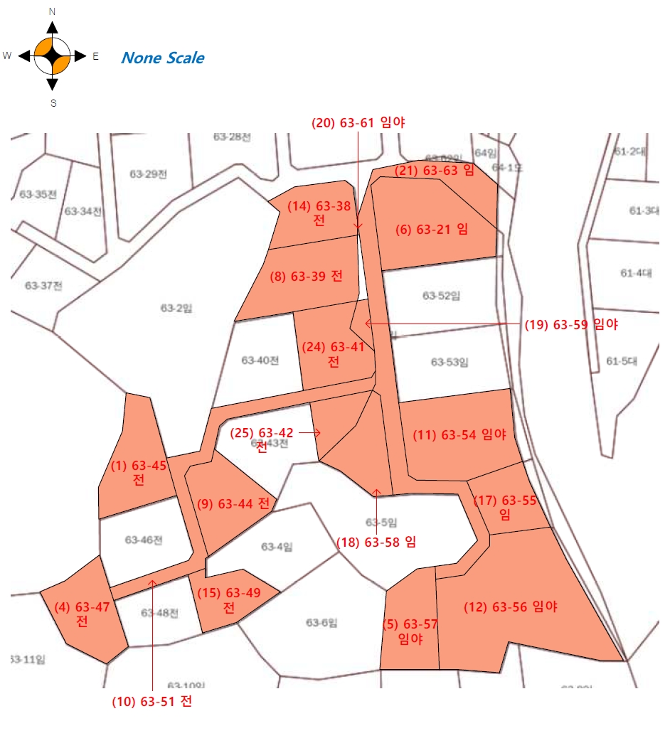 강원특별자치도 평창군 봉평면 유포리 63-45 외 17필지 전 경매 사진 12