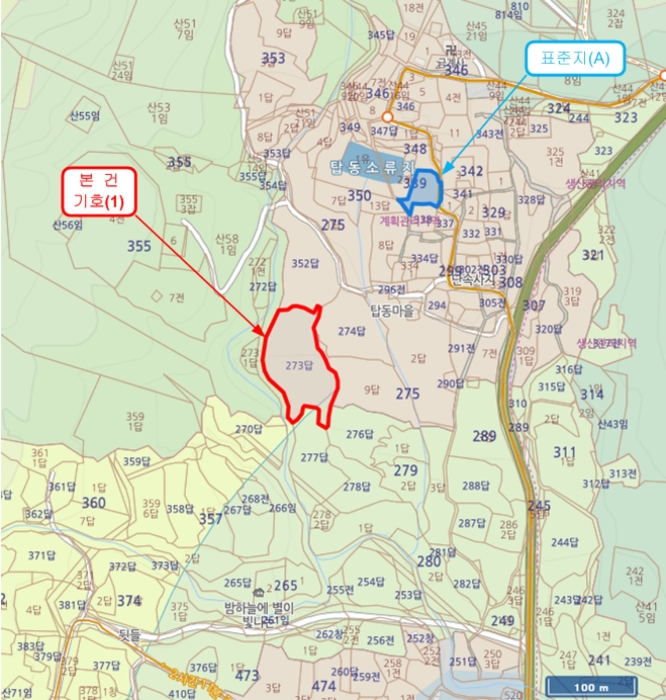 경상남도 산청군 단성면 운리 273 답 경매 사진 19
