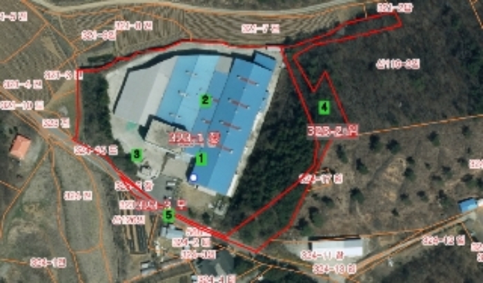 충청남도 당진시 정미면 천의리 323-1 외 2필지 공장 경매 사진 1
