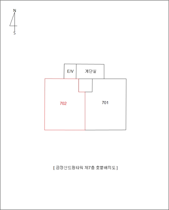 부산 북구 만덕동 830-32, 7층702호 (만덕동,금정산드림타워) 외 1필지 다세대주택 경매 사진 7