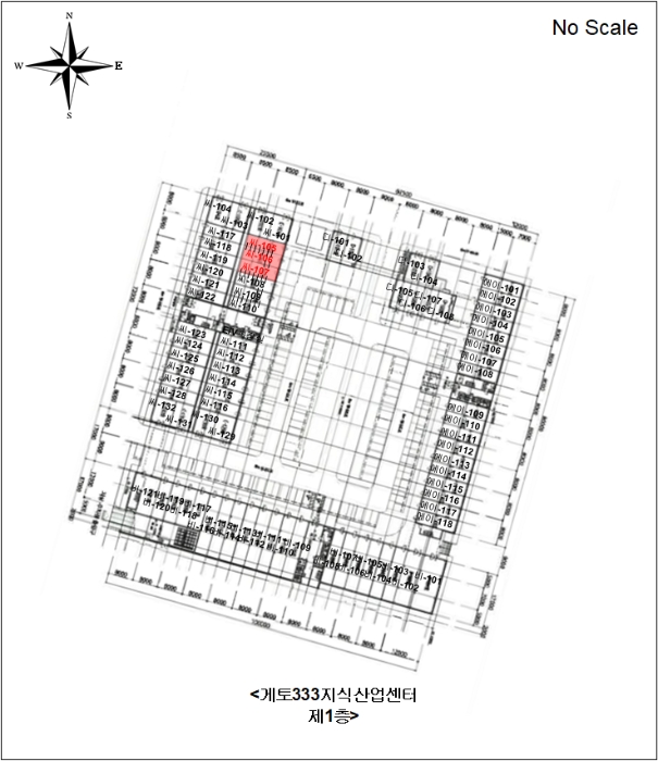전남 나주시 빛가람동 186-1, 나동 1층씨-105호 (빛가람동,게토333지식산업센터) 외 2개호 지식산업센터 경매 사진 15