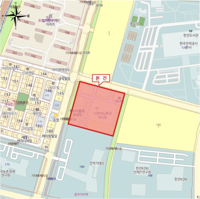 전남 나주시 빛가람동 186-1, 나동 1층씨-105호 (빛가람동,게토333지식산업센터) 외 2개호 지식산업센터 경매 사진 17