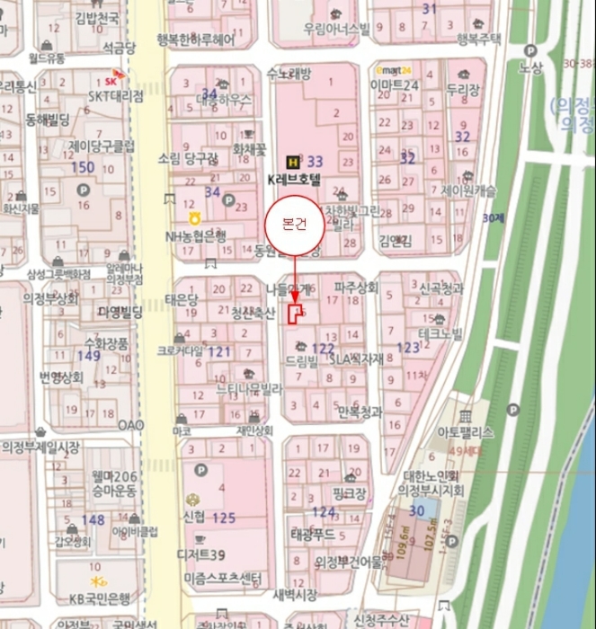경기 의정부시 의정부동 122-15, 15층1501호 (의정부동,온마루오피스텔) 도시형생활주택 경매 사진 12