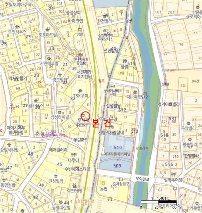 서울 강북구 우이동 41-2, 5층501호 (우이동,무지개그린아트) 다세대주택 경매 사진 9