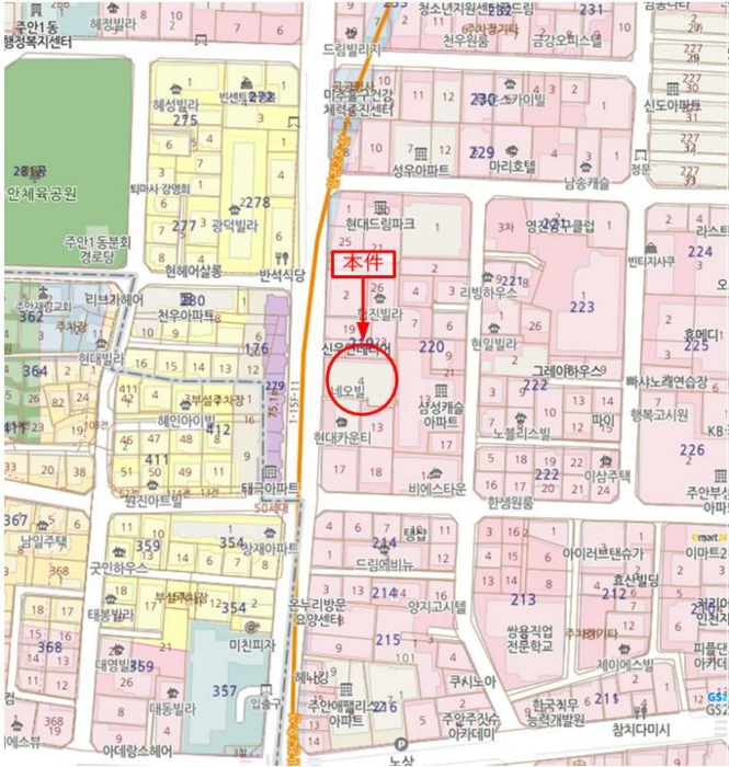 인천 미추홀구 주안동 219-4, 11층아파트1103호 (주안동,주안네오빌주상복합) 아파트 경매 사진 11