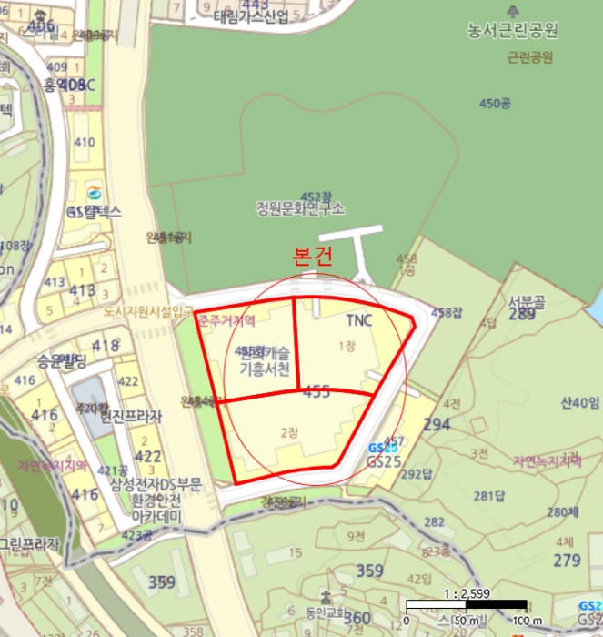경기 용인시 기흥구 농서동 455, 지1층비004호 (농서동,프리미엄원희캐슬기흥서천) 외 1필지 지식산업센터 경매 사진 13