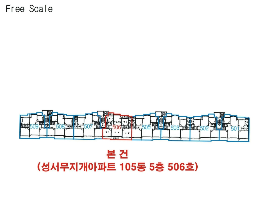 대구 달서구 이곡동 1332, 105동 5층506호 (이곡동,성서무지개아파트) 아파트 경매 사진 19