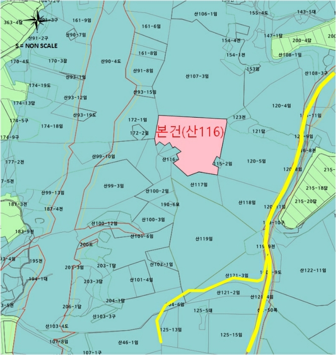 충청남도 서산시 운산면 갈산리 산116 임야 경매 사진 54