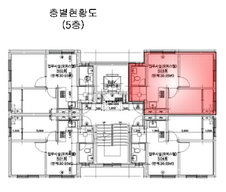 서울 금천구 가산동 234-2, 제101동 제5층 제504호 (가산동, 금강노블레스) 외 1필지 오피스텔(주거) 경매 사진 11