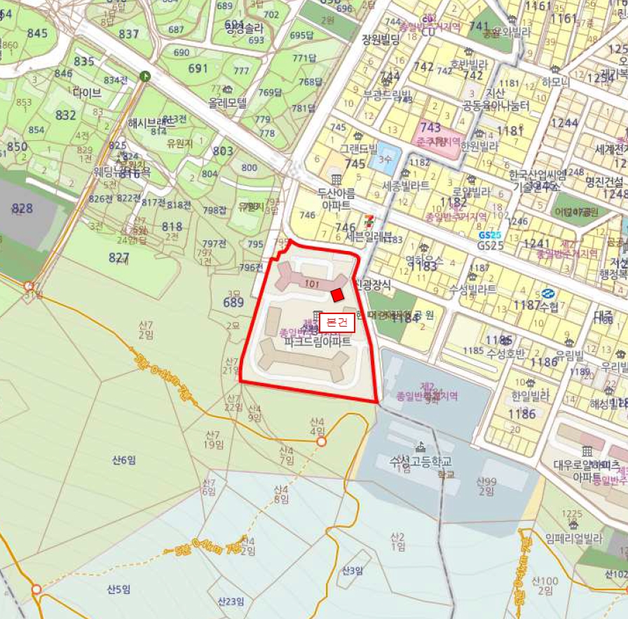 대구 수성구 두산동 789, 101동 1층102호 (두산동,수성화성파크드림) 아파트 경매 사진 10