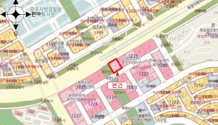 전남 목포시 옥암동 1235-1, 지층 비01호 (옥암동,세명프라자) 근린상가 경매 사진 7