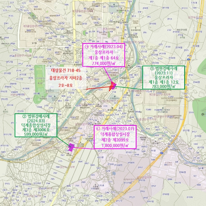 경남 양산시 덕계동 718-45, 지하2층 2호 (덕계동,웅상프라자) 외 6개호 외 1필지 근린상가 경매 사진 21