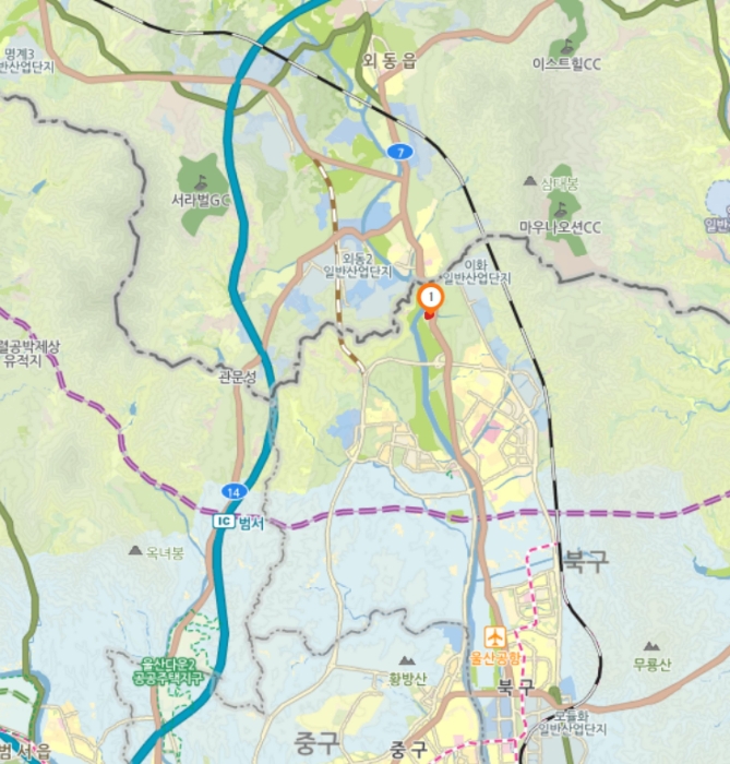 울산 북구 중산동 621, 101동 16층1609호 (중산동,현대글로리아) 외 5필지 아파트 경매 사진 8