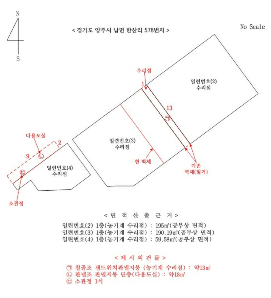 경기도 양주시 남면 한산리 578 외 1필지 창고시설 경매 사진 21