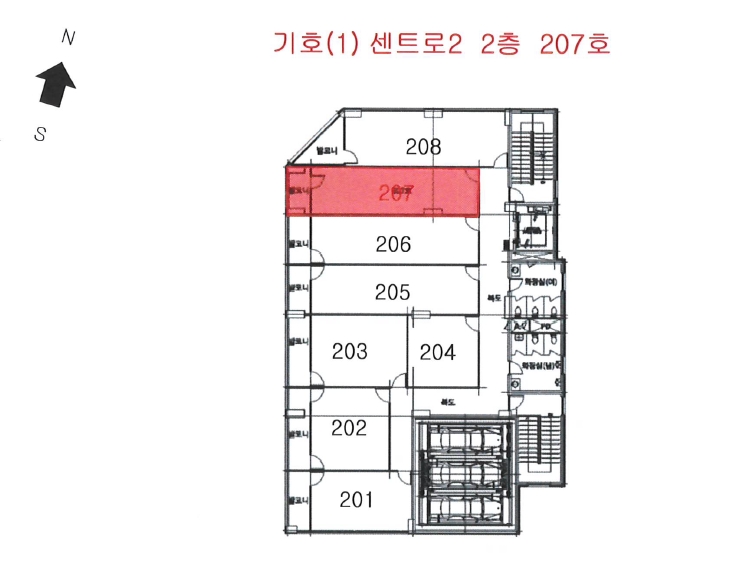 울산 울주군 삼남읍 신화리 1605-1, 2층 207호 (센트로2) 근린상가 경매 사진 7