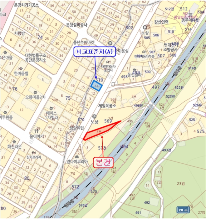 경상북도 문경시 윤직동 569-3 전답 경매 사진 8