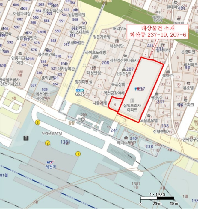 충북 제천시 화산동 237-19, 지하2층1호 (화산동,삼익상가아파트) 외 1개호 외 1필지 근린상가 경매 사진 30