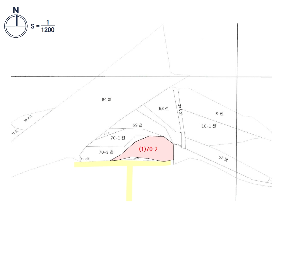 충청북도 충주시 앙성면 강천리 70-2 답 경매 사진 15