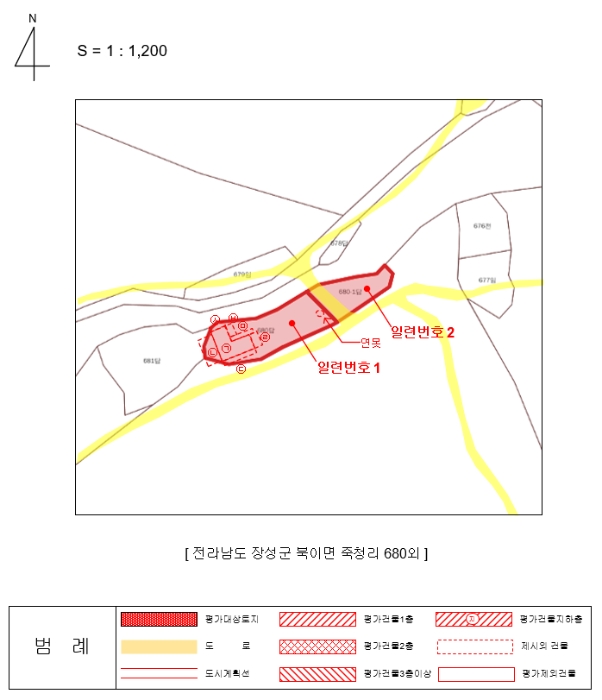 전라남도 장성군 북이면 죽청리 680 답 경매 사진 30