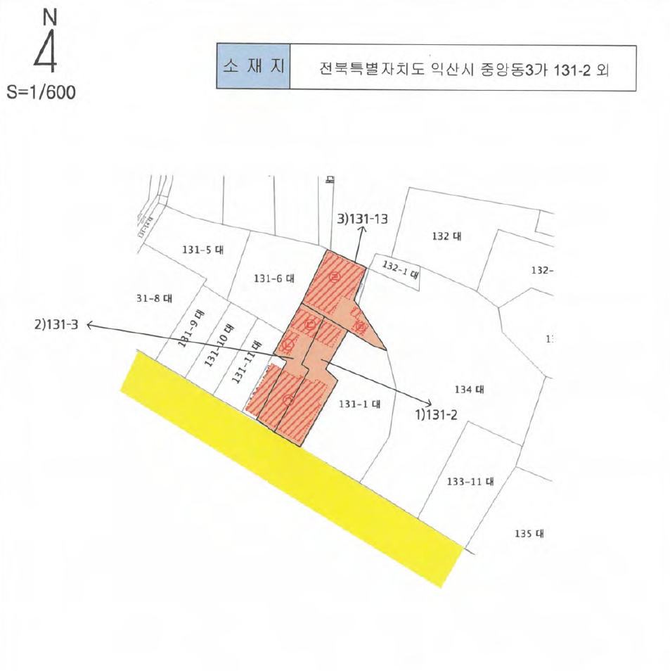전북특별자치도 익산시 중앙동3가 131-2 외 2필지 대지 경매 사진 24