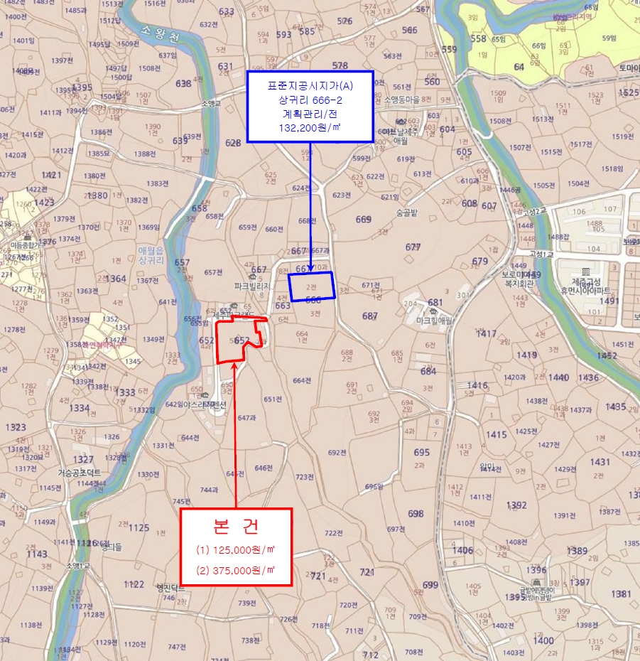 제주특별자치도 제주시 애월읍 상귀리 652-3 외 1필지 도로 경매 사진 19